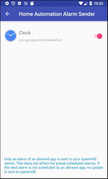 Home Automation Alarm Sender