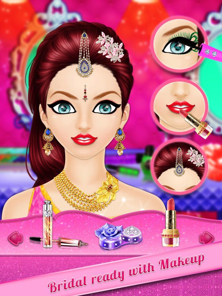 Indian Wedding Girl Makeup and Dressup