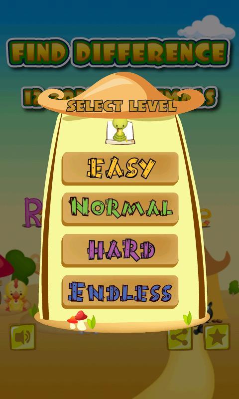 Find Difference Animal - Kids