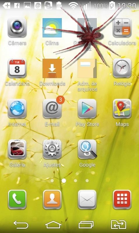 Spider on screen Joke