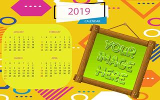 2019 Calendar Photo Frames