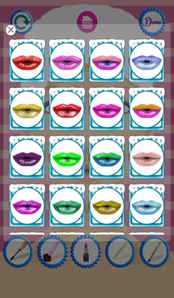 Dress and Make up Frozen