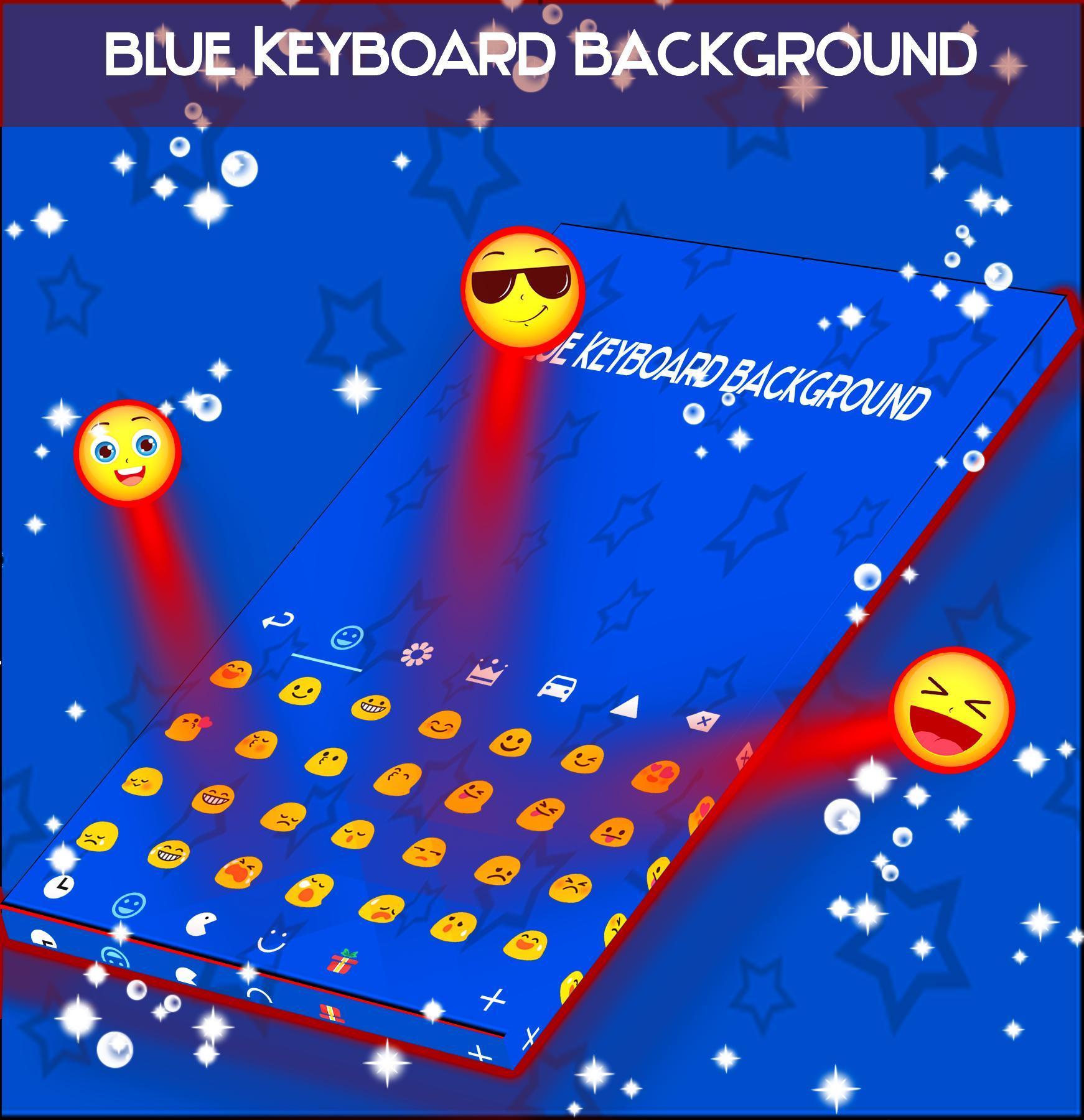 Blue Keyboard Background
