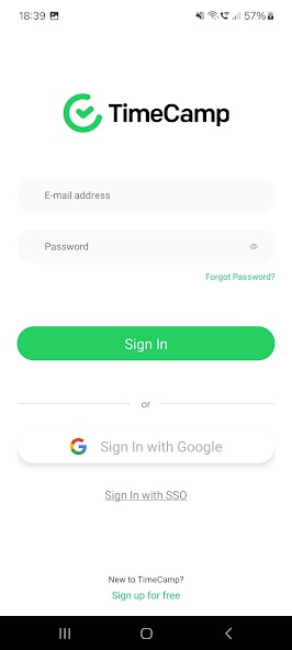 Time Tracking App TimeCamp
