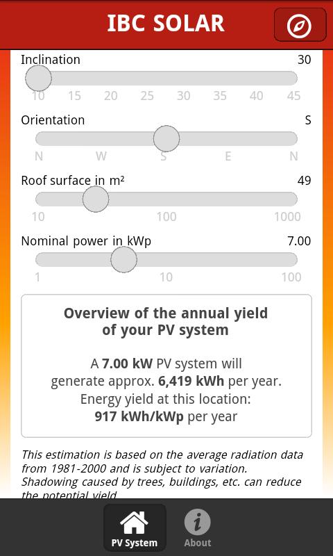 IBC SOLAR SolCalculator