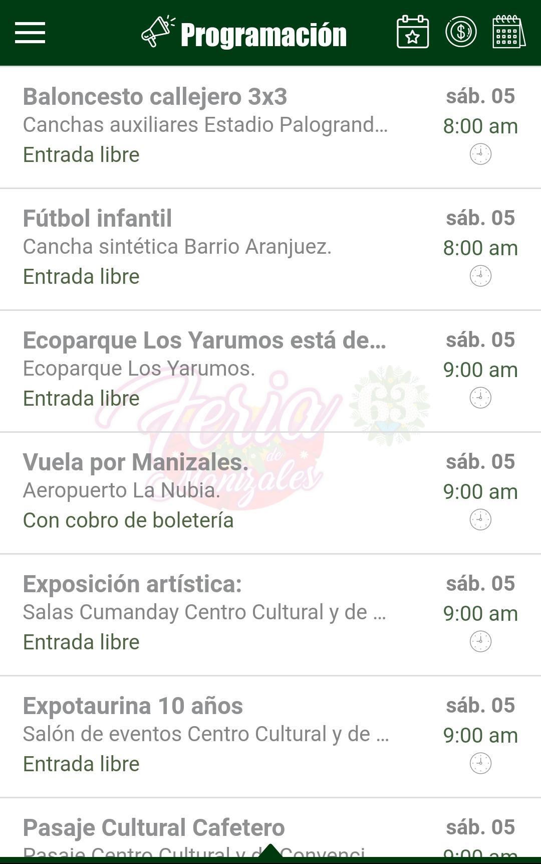 App Feria de Manizales