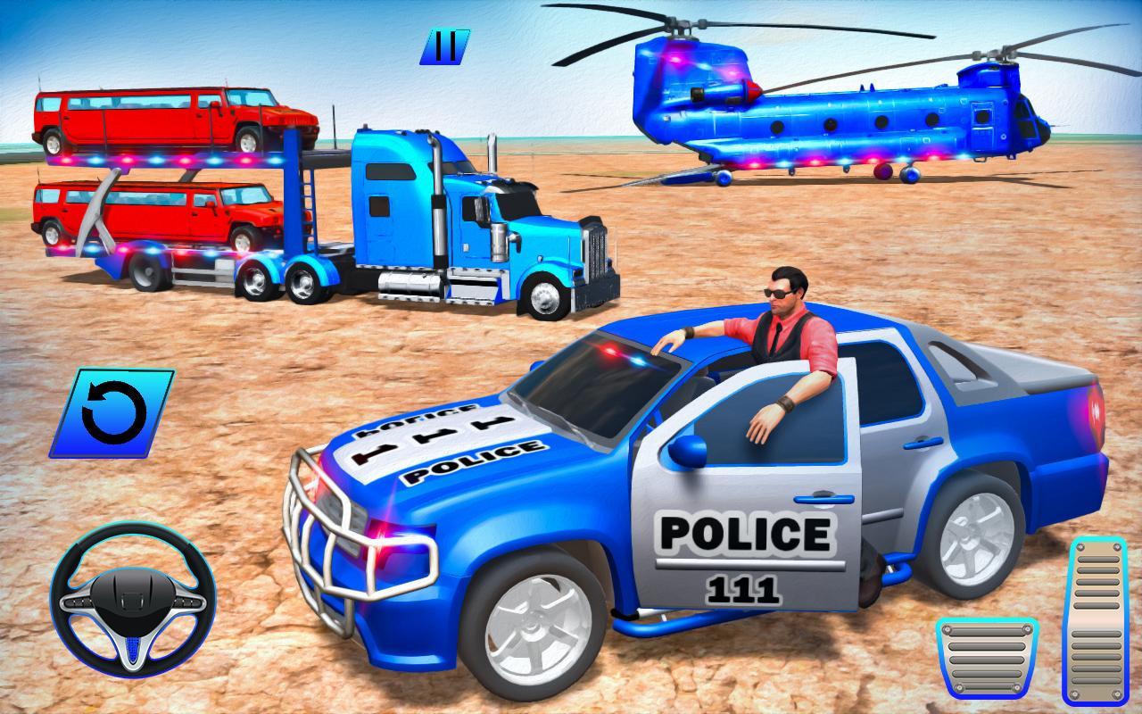 Real Police Transporter Truck Simulation