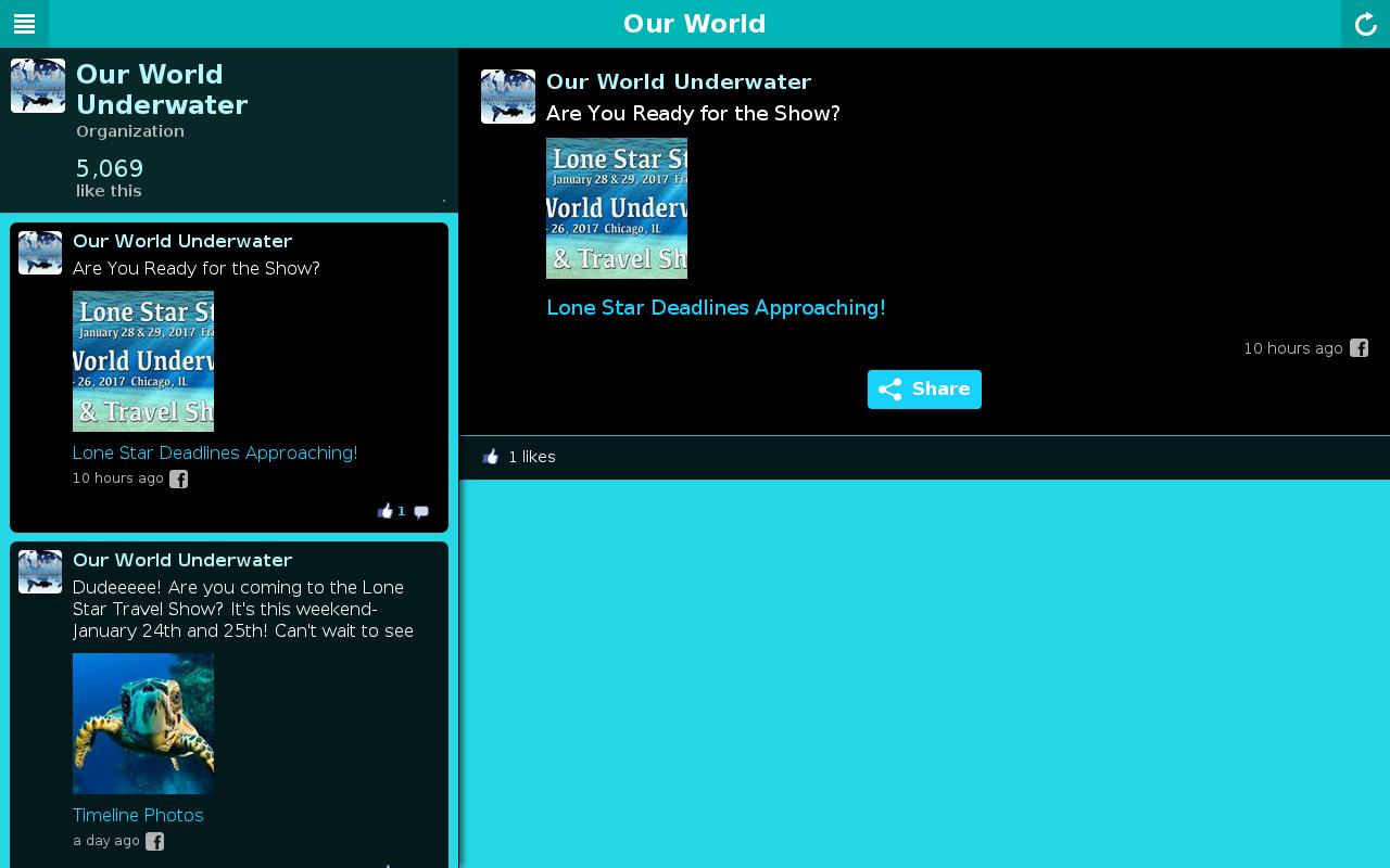 Our World Underwater