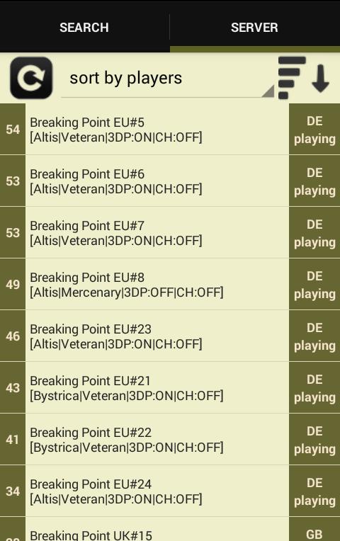 Arma 3 Server Browser