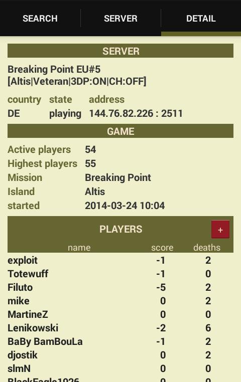 Arma 3 Server Browser