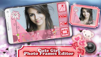 Cute Girl Photo Frames Editor