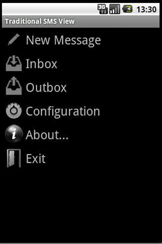 Traditional SMS View