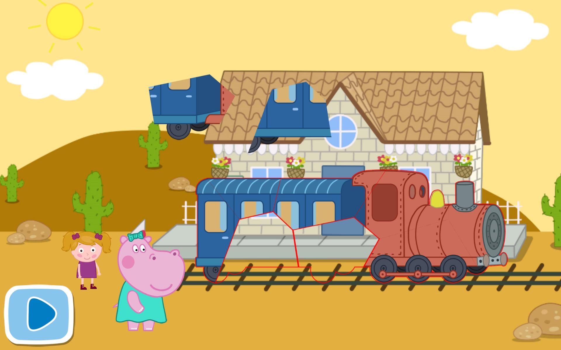 Baby Trip. Animated Puzzles