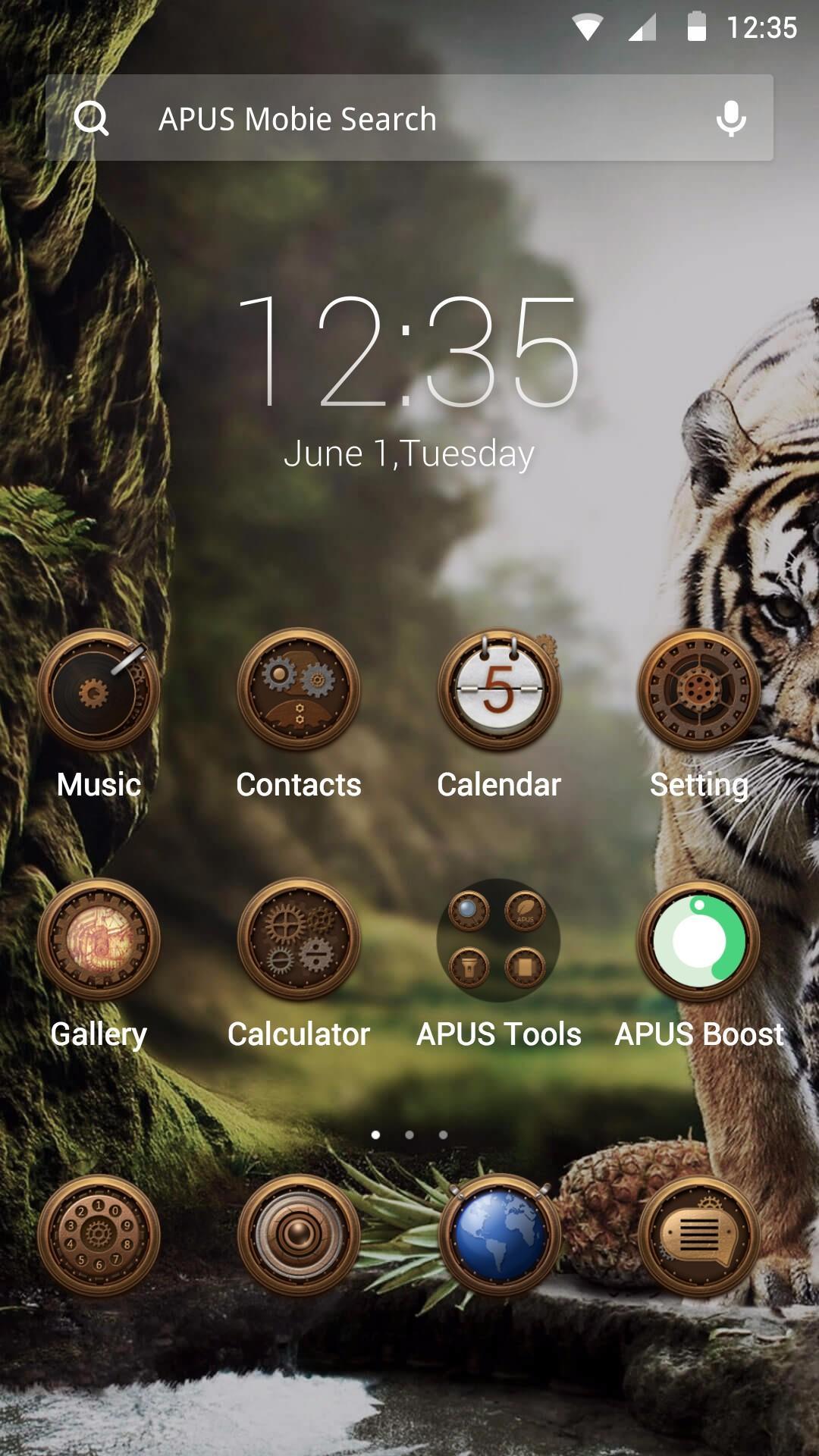 Mechanical Age APUS theme