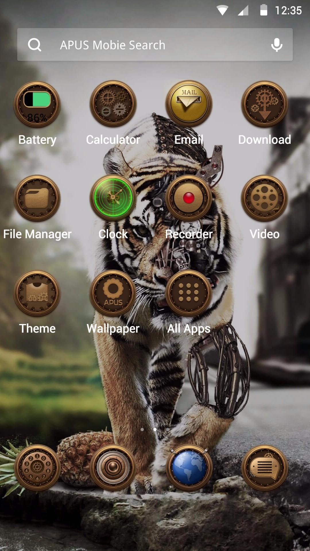 Mechanical Age APUS theme