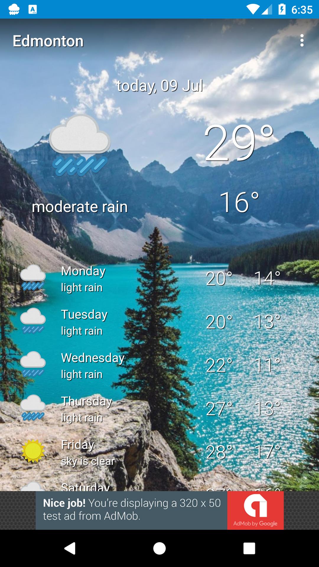 Edmonton, Alberta - weather