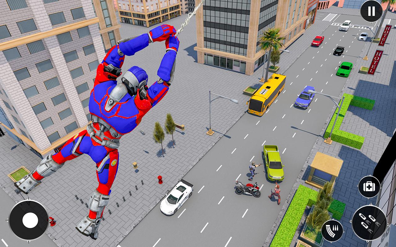 Flying Superhero: Spider Games