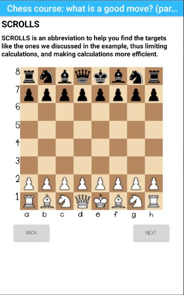 Chess course: how to find stro
