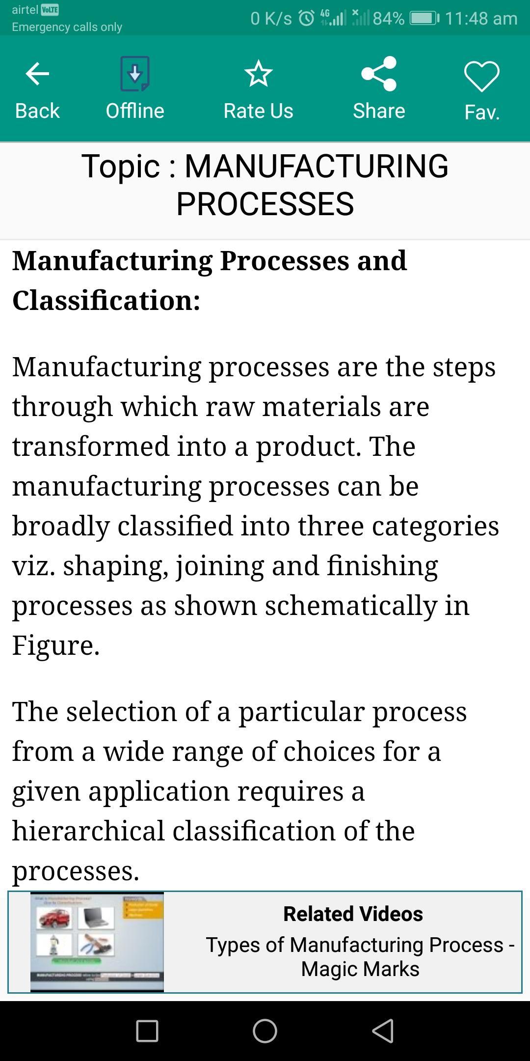 Manufacturing engineering