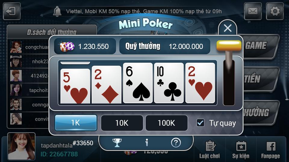 Game Bai 52 Danh Bai Online