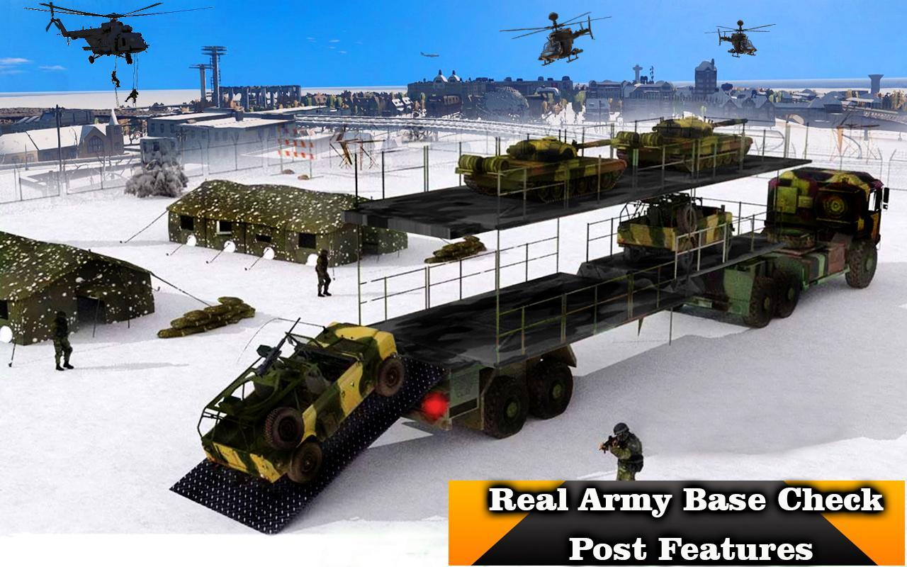 Army Cargo Truck Simulator : Transport cargo Army