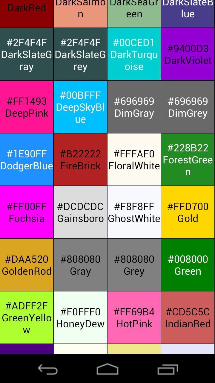 Color Code Reference Book