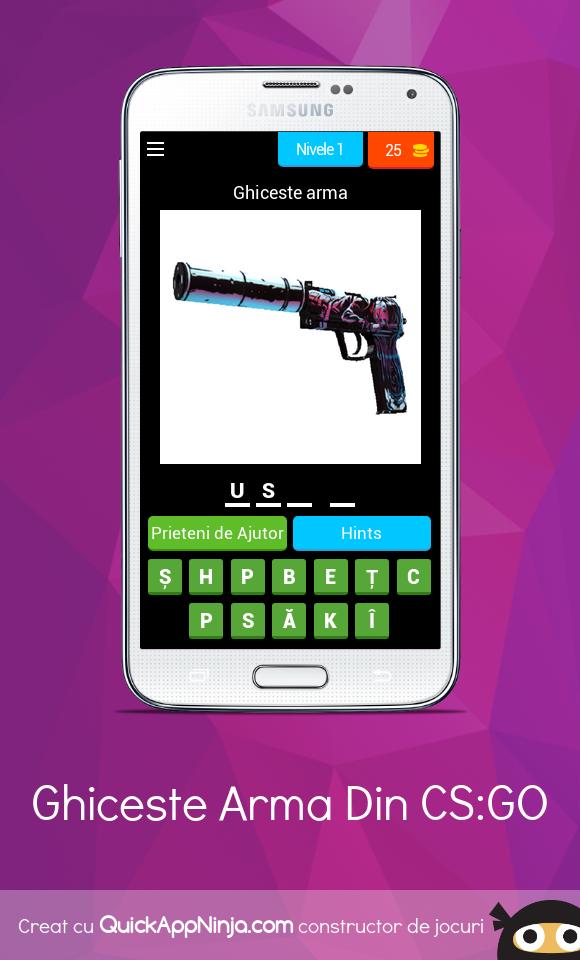 Ghiceste Arma Din CS:GO