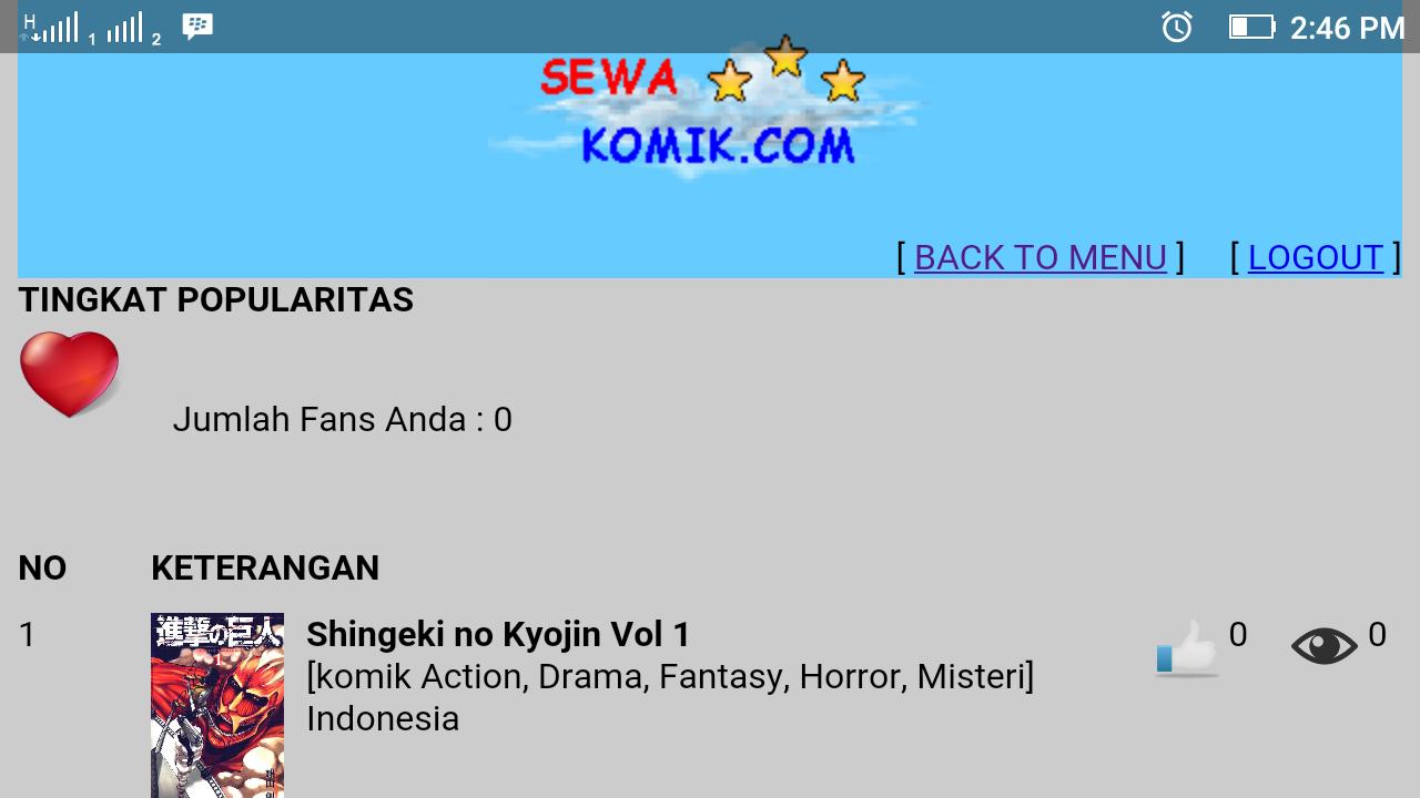 Upload Komik Online
