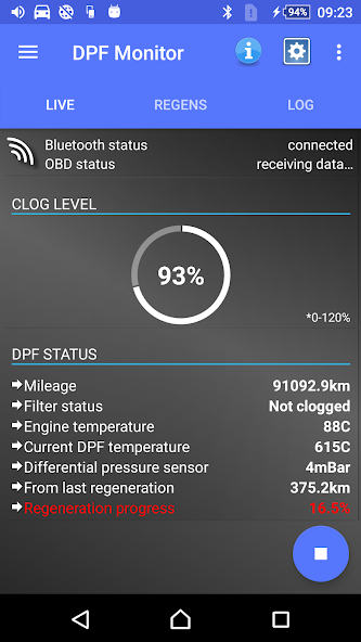 DPF Monitor