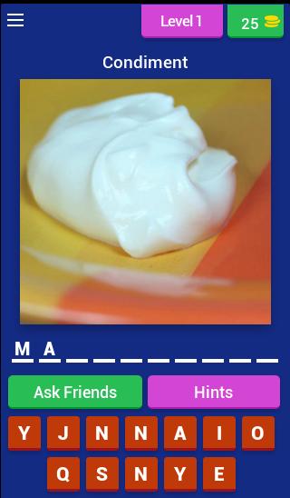 Condiments Quiz