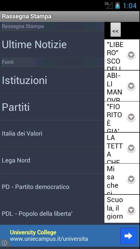 Rassegna Stampa Politica