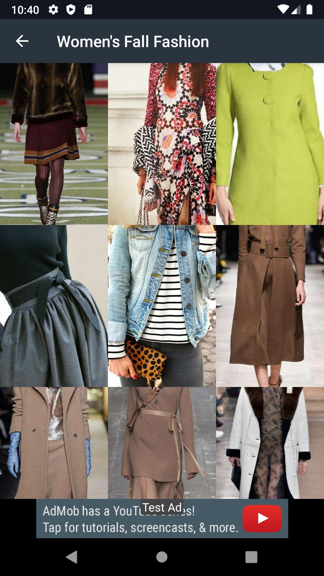 Women's Fall Fashion Design