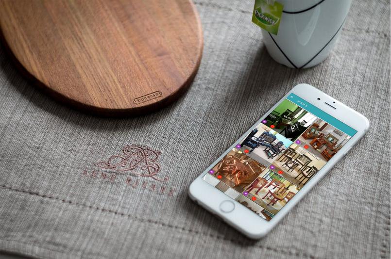 Wooden Chair and Table Set Design