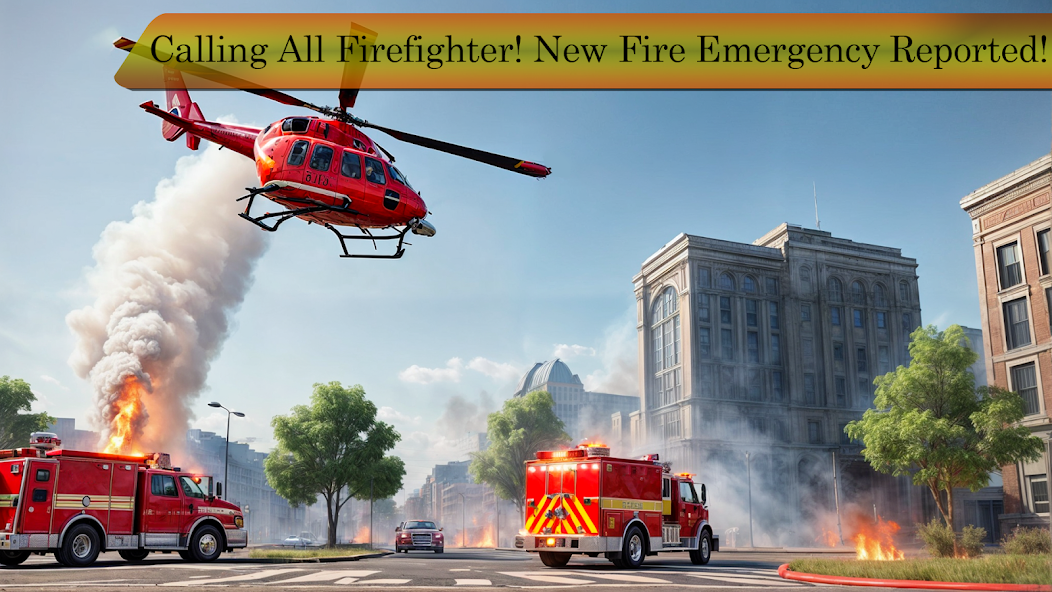 Firefighter Fire Truck Driving