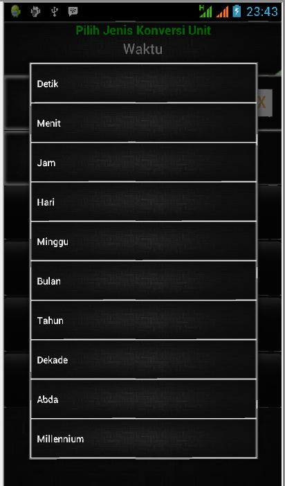 Kalkulator Konversi Unit