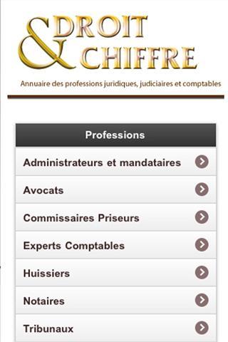Annuaire Droit et Chiffre