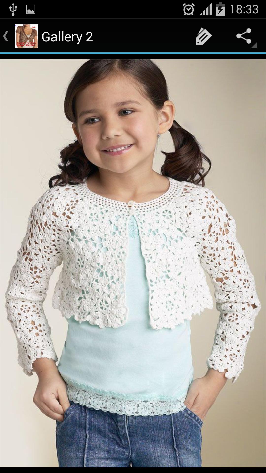 Crochet Pattern Bolero Designs