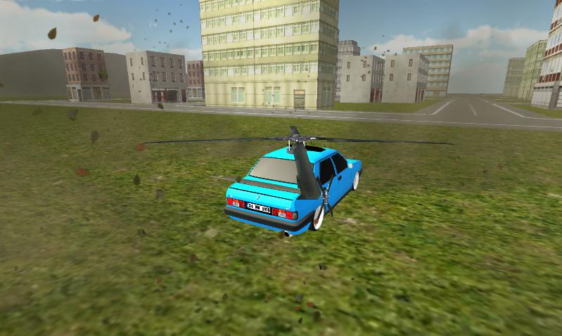 Flying Car : Helicopter Car 3D