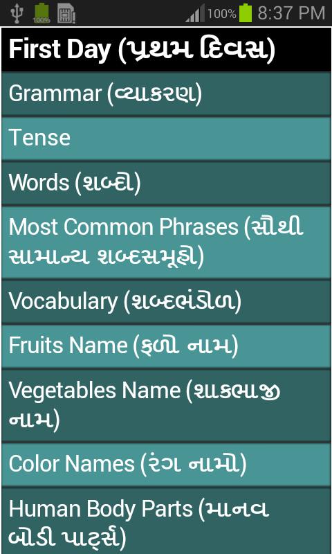 Learn English From Gujarati
