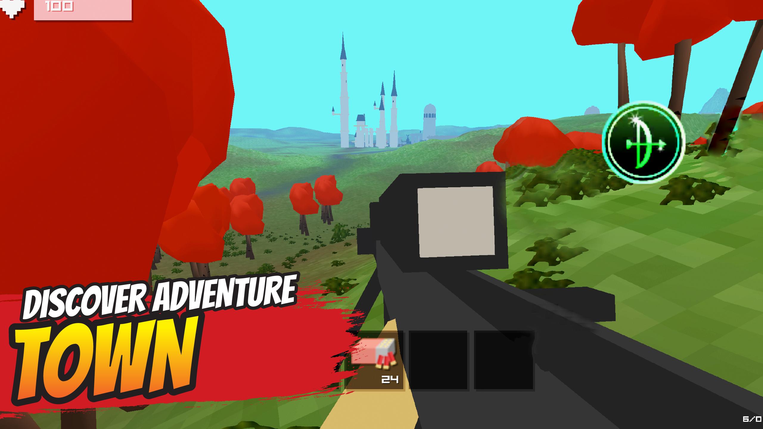 Adventure Strike 3D Pixel Saga