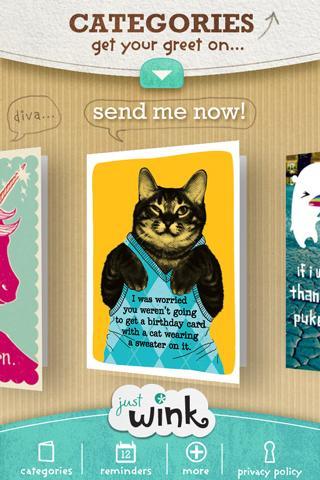 justWink Greeting Cards INTL