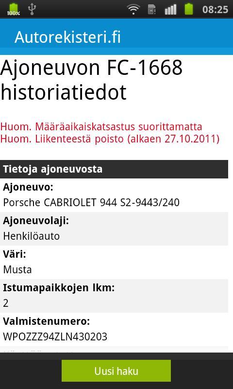 Autorekisteri.fi - Kenen auto?