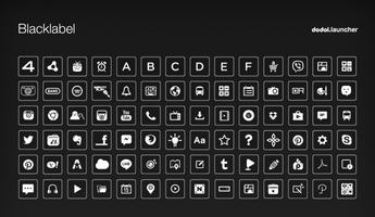 BlackLabel LINE Launcher theme
