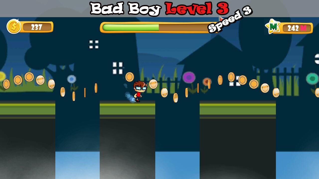 Bad Boy Jump And Running