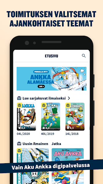 Aku Ankka digipalvelu