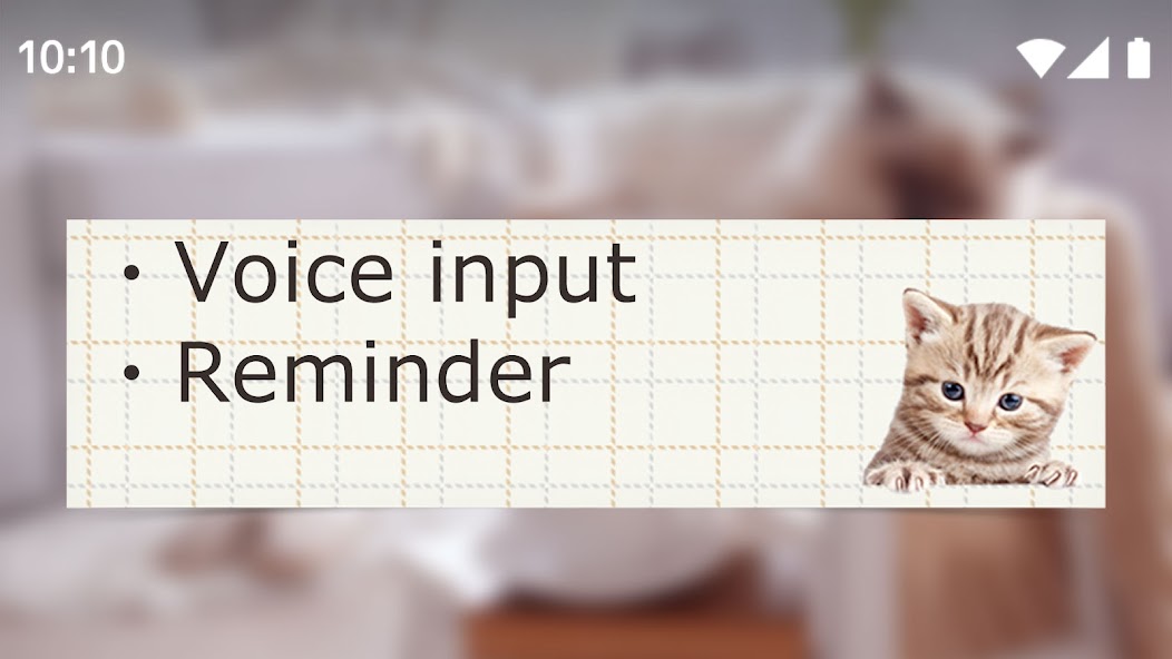 Cat Sticky Note Notepad