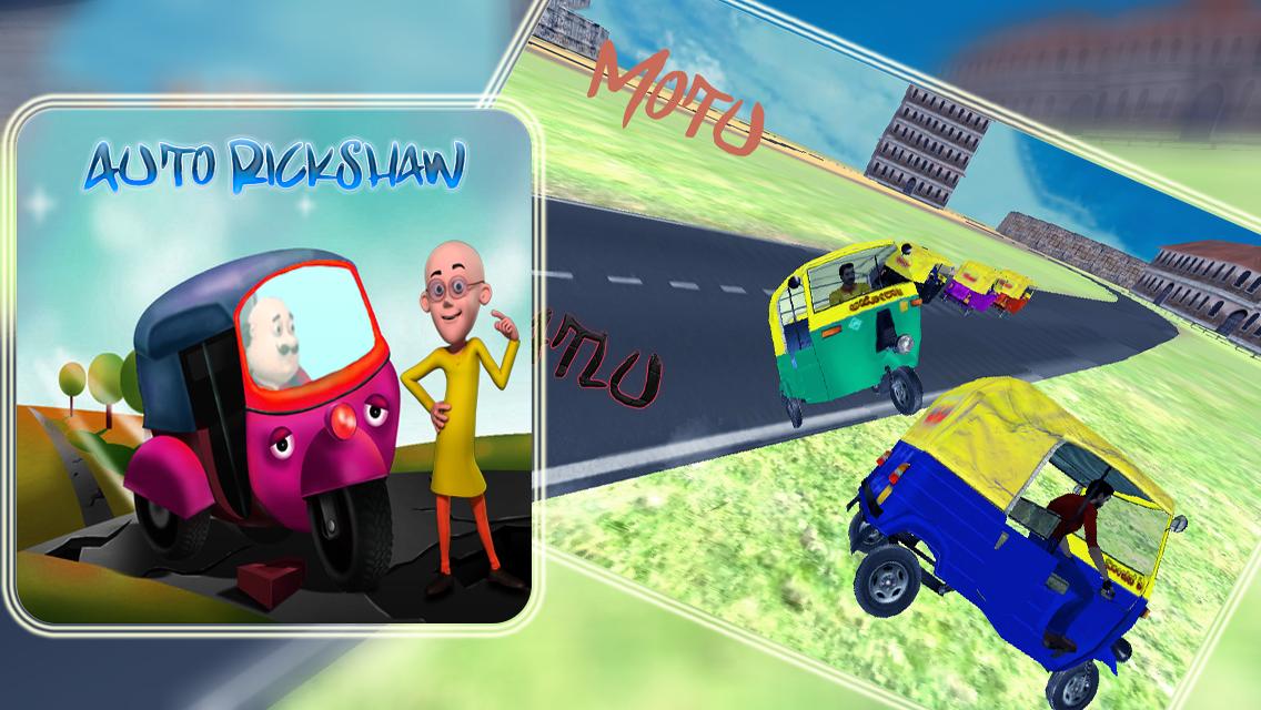 Motu Patlu Auto Rickshaw Race