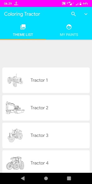 Coloring Tractor