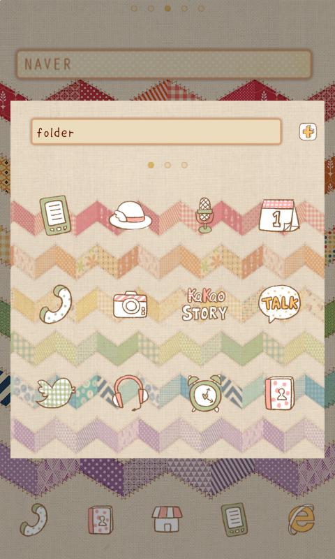 zigzag Dodol launcher theme