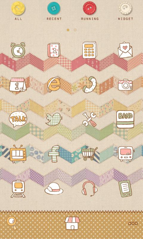 zigzag Dodol launcher theme